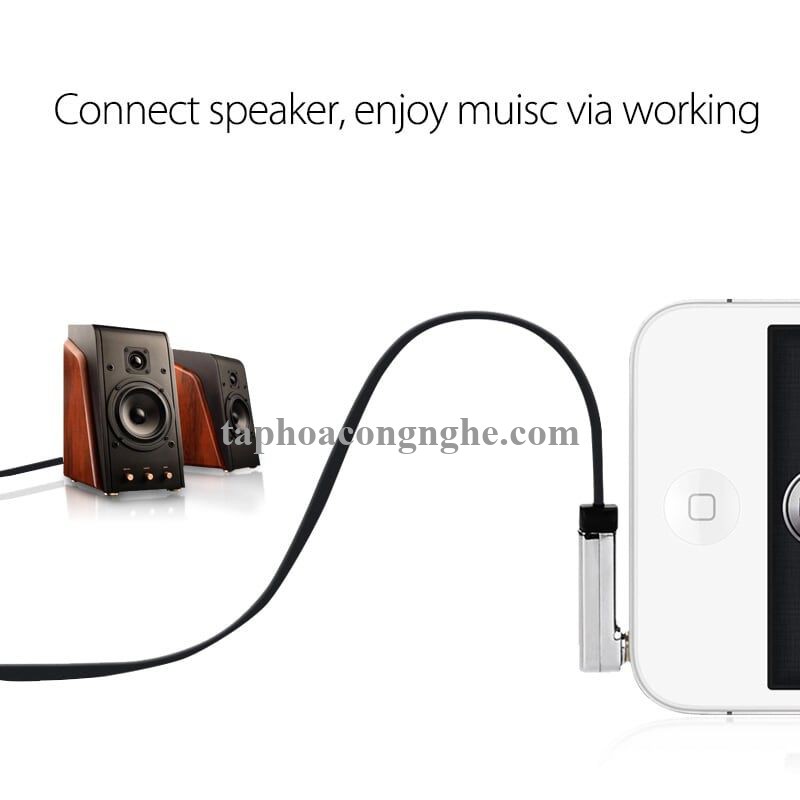 Ugreen 10731 5M màu Đen Cáp âm thanh 2 đầu 3.5mm dương dây dẹt 10731 30010731